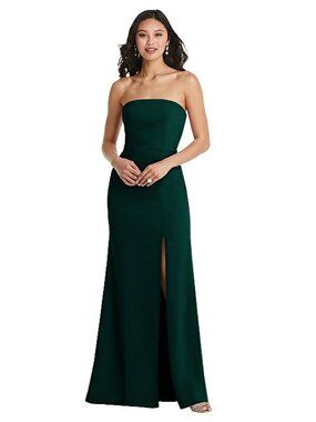 Evergreen Crepe V-neck Gown Style BB134 Size 14